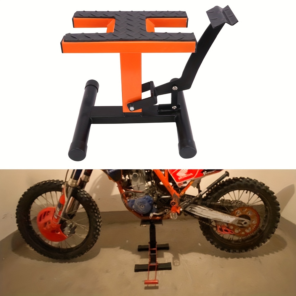 

Motorcycle Maintenance Stool - Iron, No Hydraulics Needed, Ideal For Dirt Bikes & Off-road Bikes