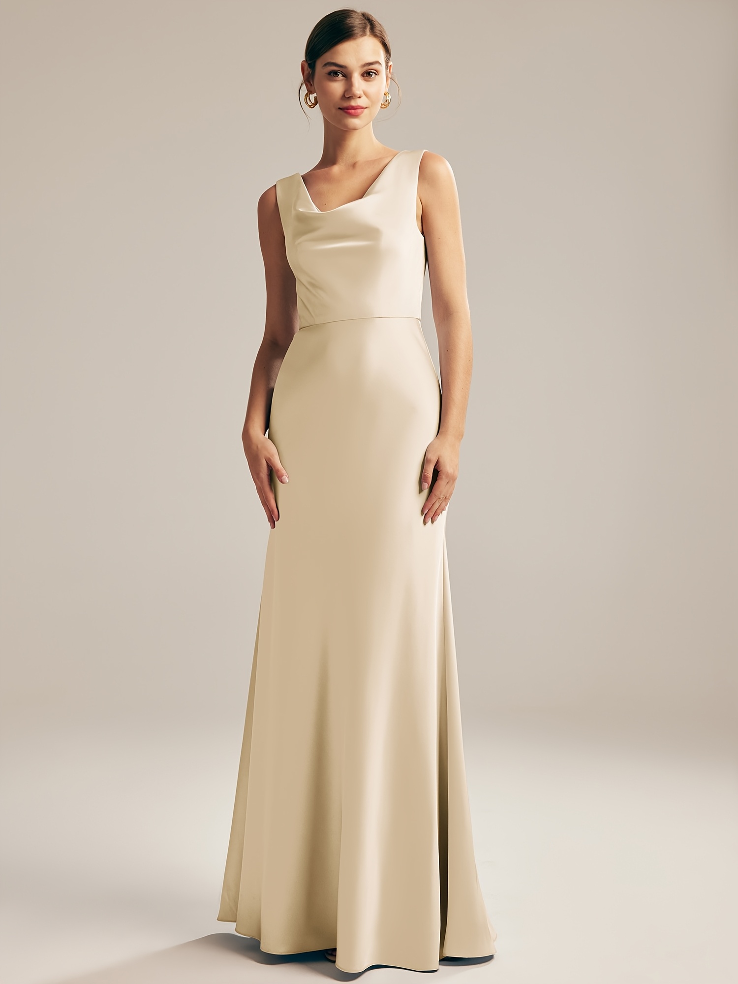 bcbg beige dress Kennedy Blue Brittany Bridesmaid Dress main image 0