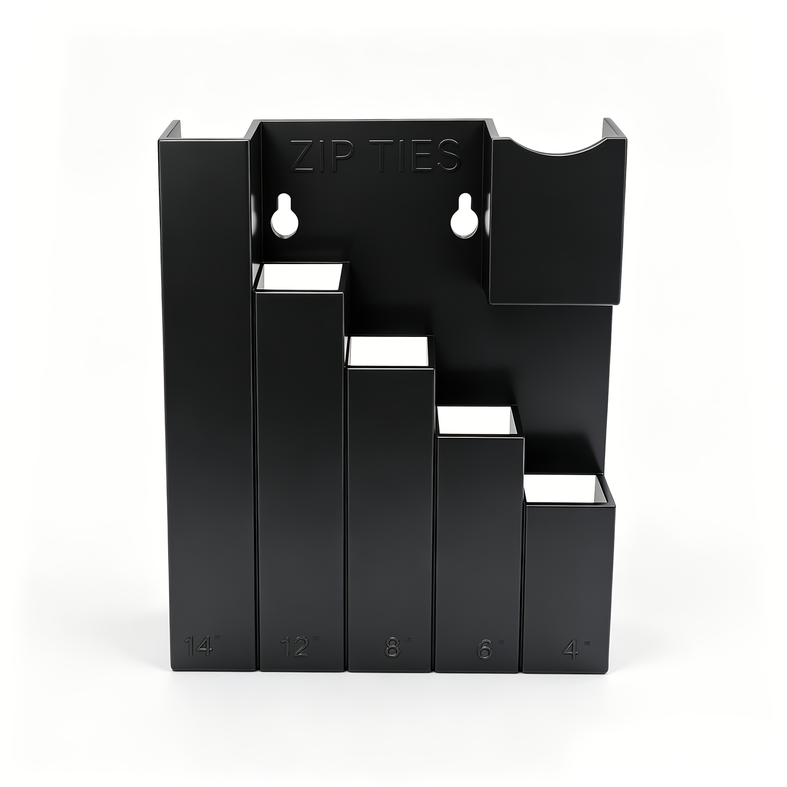 Image of 1 Cable Tie Storage Rack, Wall-mounted Heavy-duty Hook-style Cable Tie Holder, Durable Hanger For Garage And Workshop Tool Organization And Storage Storage And Organization