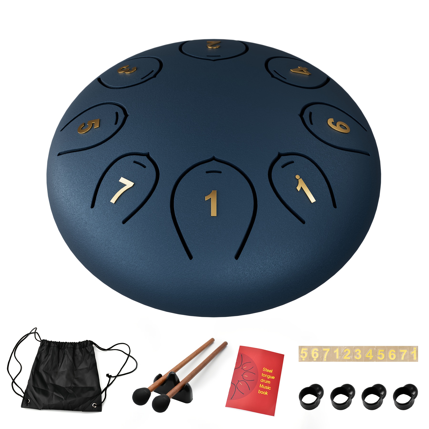 

6 8 Steel Tongue - Tongue , Handpan , Steel Bag, C,