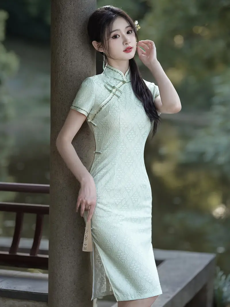 2025 spring summer republic short cheongsam lace - Temu Chile 2025 spring summer republic short cheongsam lace - Temu Chile