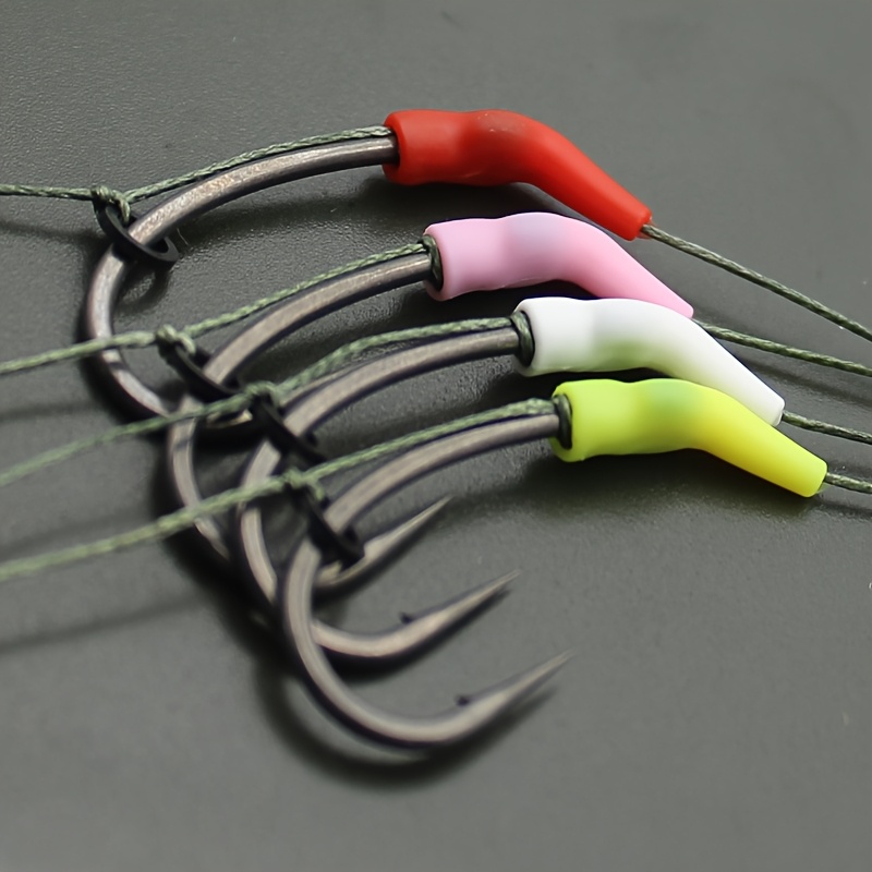 

20pcs Rigtrip Carp Fishing Hook , Size M/l, Pe Material, No Battery, Line Aligner, Fishing Terminal Tackle, Assorted Colors