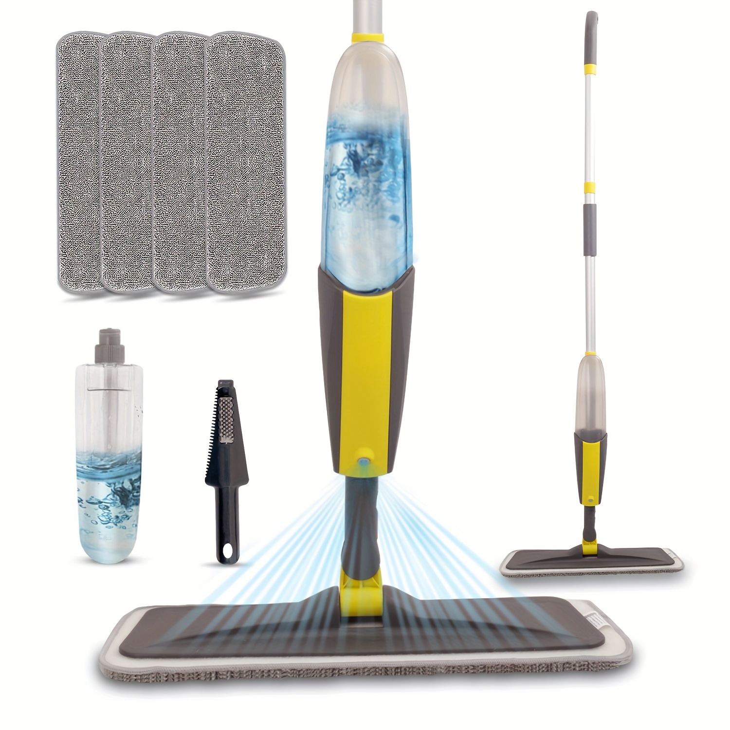 Floor Cleaning Spray Mop Microfiber Wood Floor Dusting Mop
