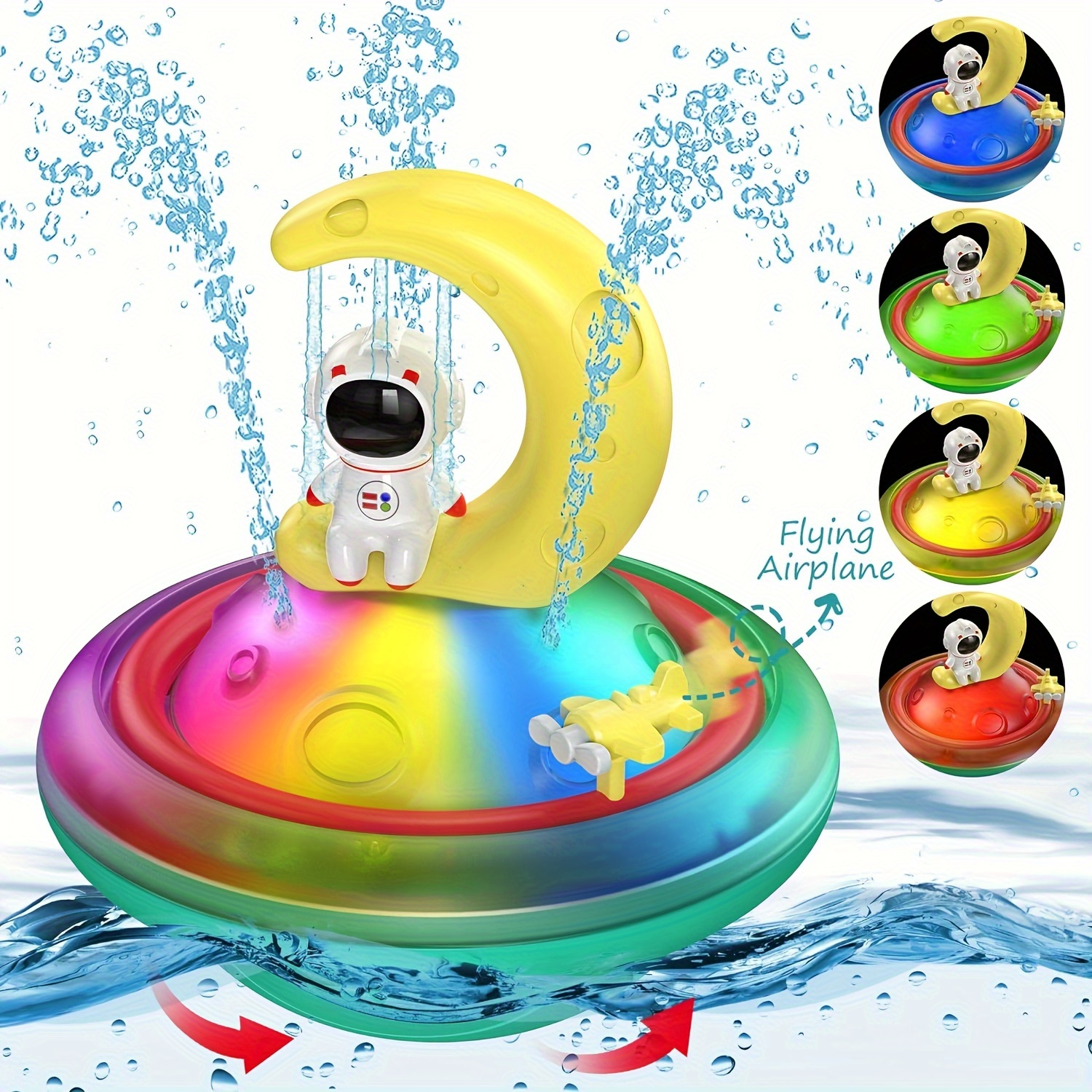 Toy Boat Bath Toys Toddler 2 Mini Swimming Ring Toys Fishing - Temu