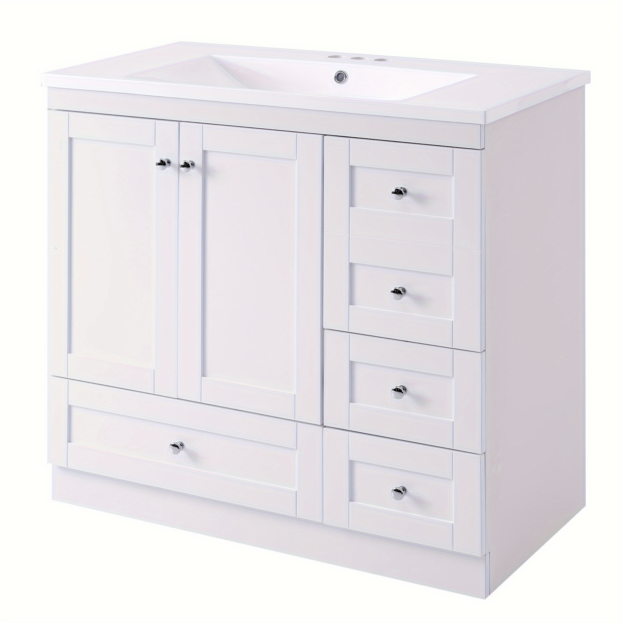 Video] Shaker standing Bathroom Vanity Cabinet - Temu