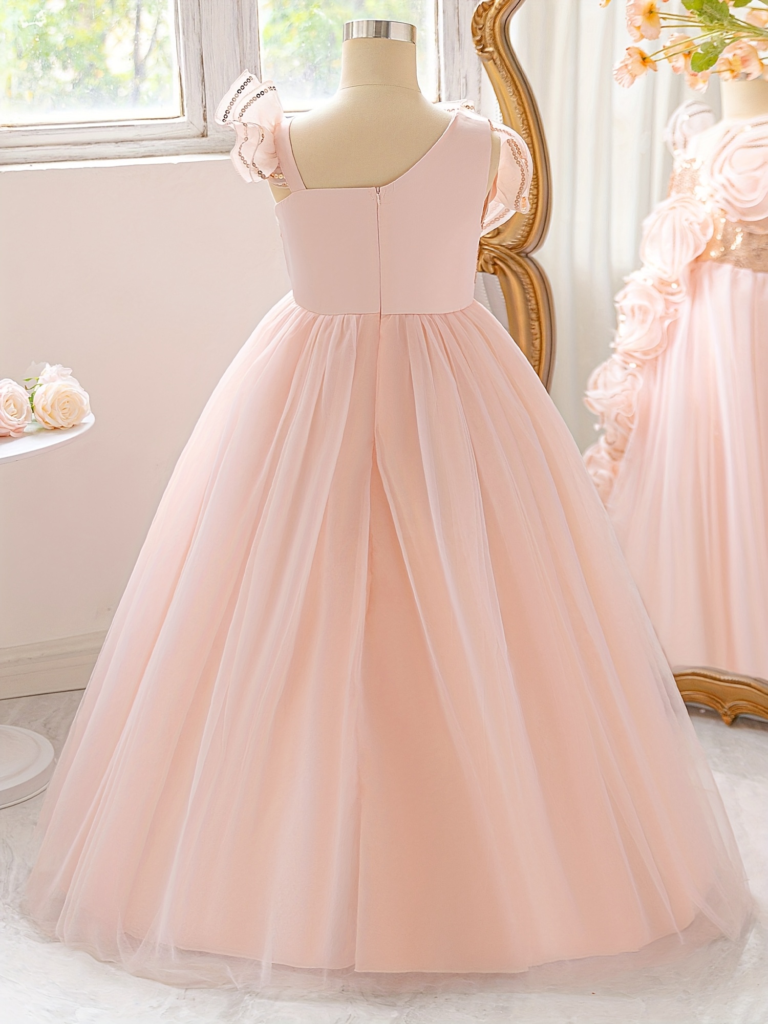princess dress for teen girls Pink Little Princess Dresses,Ruffled Ball Gown Dress for Teens,GPD0029, J12 / Royal Blue