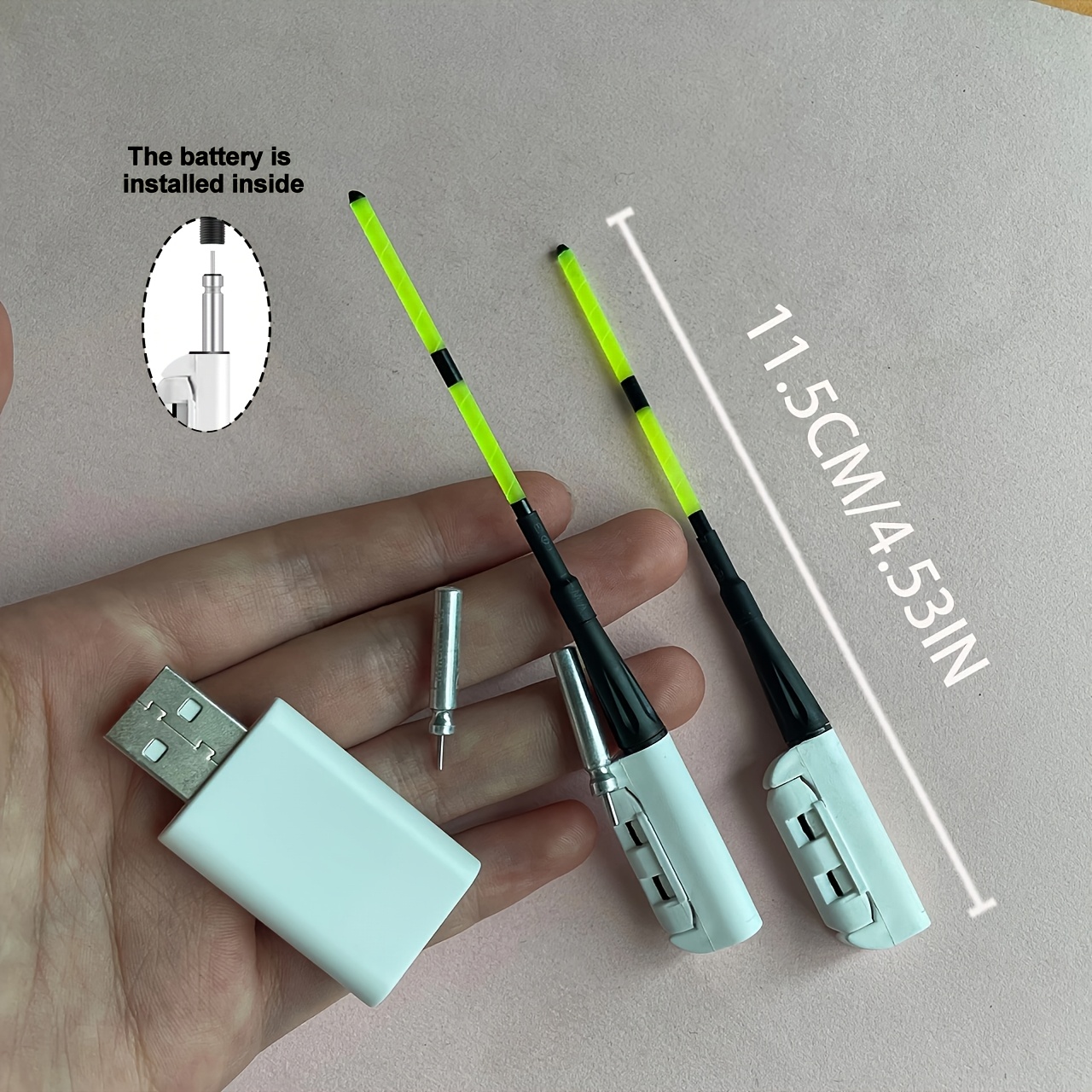 TEMU Ensemble de 5 pièces (1 chargeur de batterie + 2 batteries rechargeables + 2 lampes d'alarme ultra-lumineuses à changement de couleur activées