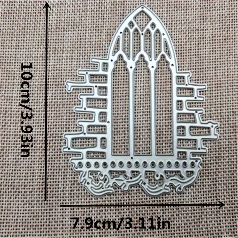1pc Window Frames Background Metal Cutting Dies Stencils For Diy Scrapbooking Decorative Embossing Handcraft Template