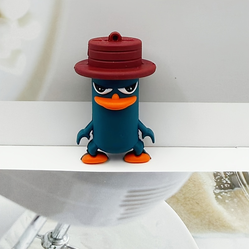 TEMU Cartoon Platypus Pen Drive Usb Flash Drive 4gb 8gb 16gb 32gb 64gb 100gb Memory Disk Usb Stick Pen Drive Usb 2.0 Usb Flash Drive Student Gift