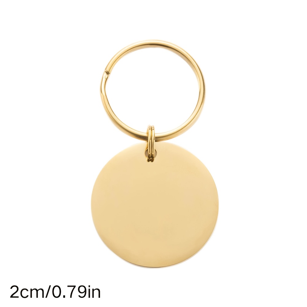 Image of Custom Engraved Stainless Steel Pet Id Tag - Durable & Cat Collar Charm, Anti-lost Nameplate For Pets, Essential Accessory For Dog Lovers