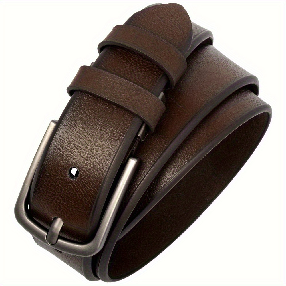 Ceinture Homme Vintage — Pack 1/2/3 pièces 1/2/3 pièces Ceinture Homme Vintage Haut de Gamme, Durable et Respirante, Design Ajustable avec Boucle Carrée, Idéale pour Professionnels, Public Mature et Passionnés de Mode, Cadeau Parfait pour Diverses Occasions, Adaptée aux Jeans et Tenues Formelles, Alliant Pratique et Texture, Facilement