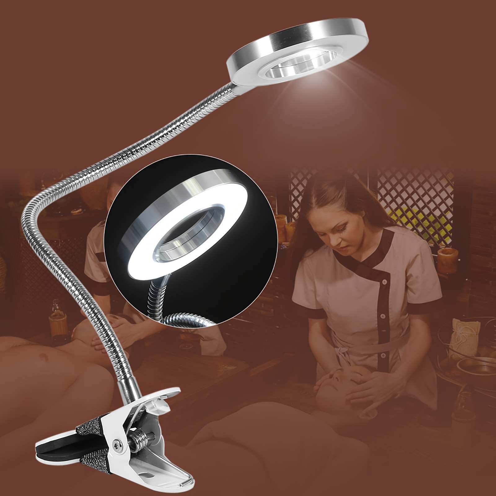 

Tattoo Lamp With Clamp Usb Led Light Eyebrow Eyelash Extension For , Usb Led Light Table For Manicure Tattoo - Reading Book Lamp