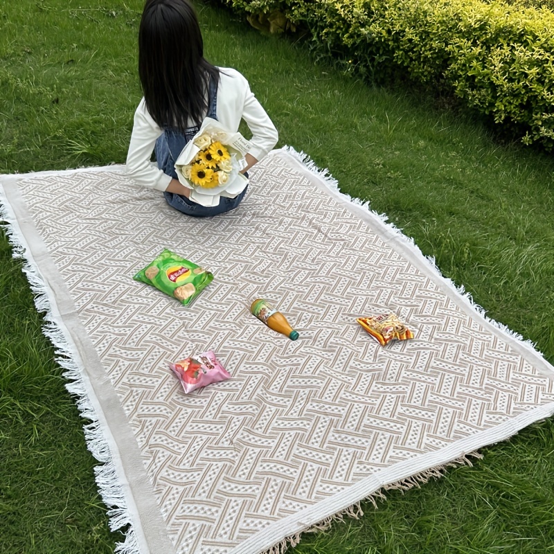 ins camping placemats picnic blanket durable polyester Temu