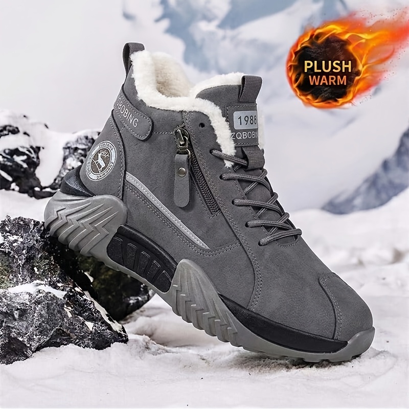 ZQBOBING Autumn Winter Outdoor Men's Snow Boots