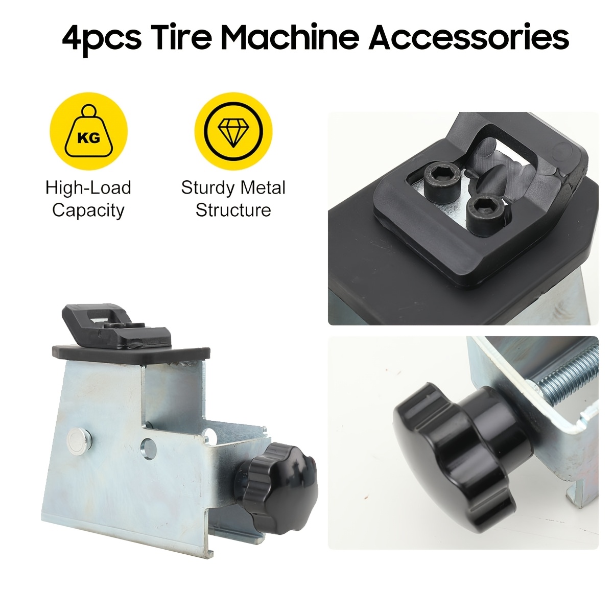 4pcs Motorcycle ATV Wheel Rim Clamp Jaw Adapter