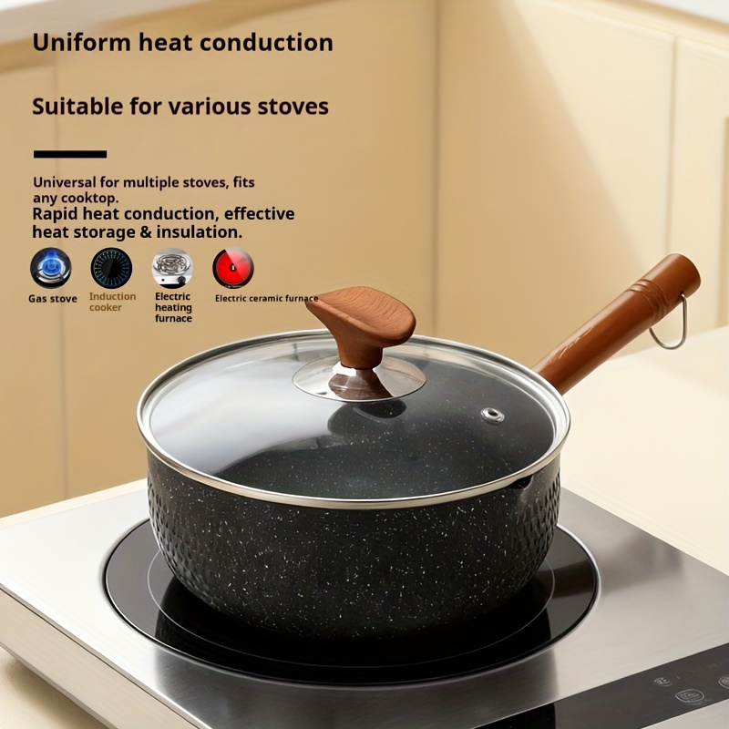 Maifan Stone Pot Stick Pan for Household Cooking