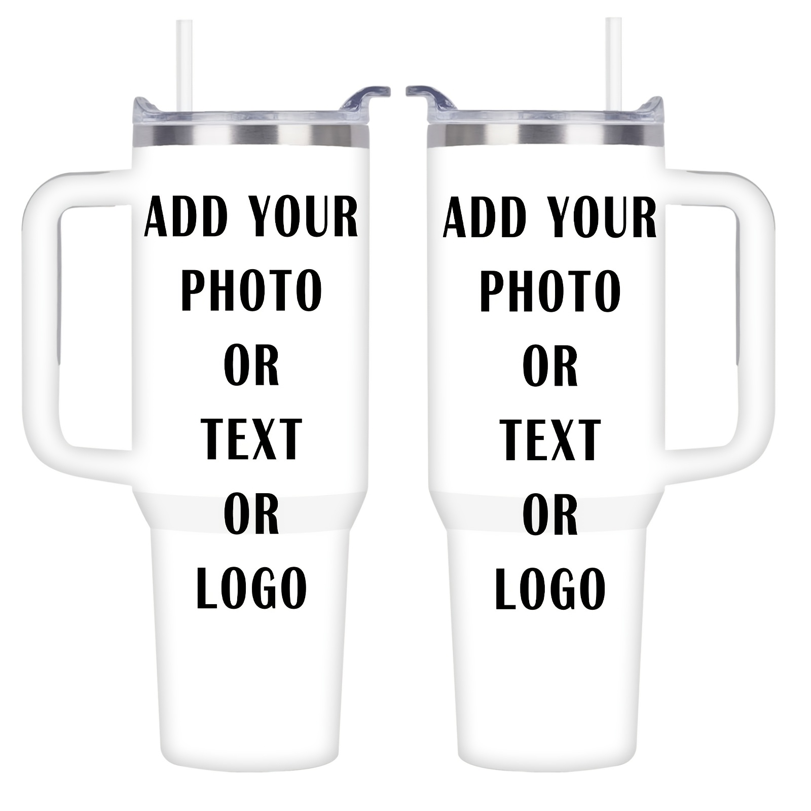 

1pc 40oz Customizable Stainless Steel - Insulated, Bpa-free, With Photo & Printing Option - Ideal For Personalized Gifts For Mom, Dad, Office - Machine Washable, All Holidays