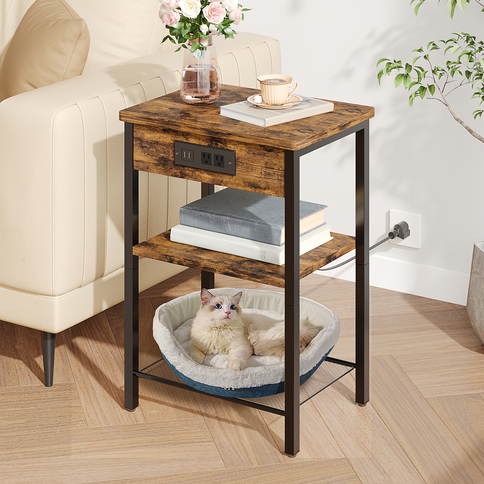 Side Table Nightstand