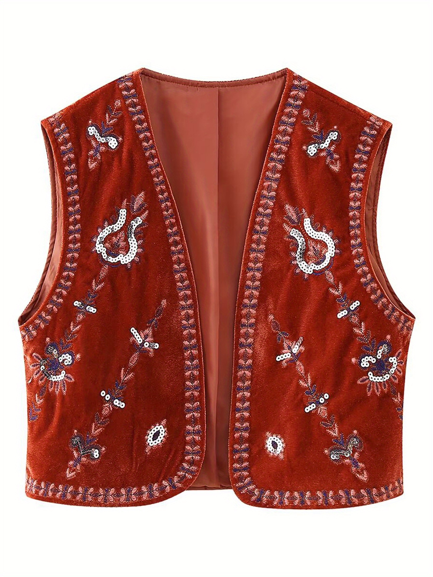トップス 22FW cord embroidery vest embroidered vest sold on Temu United States