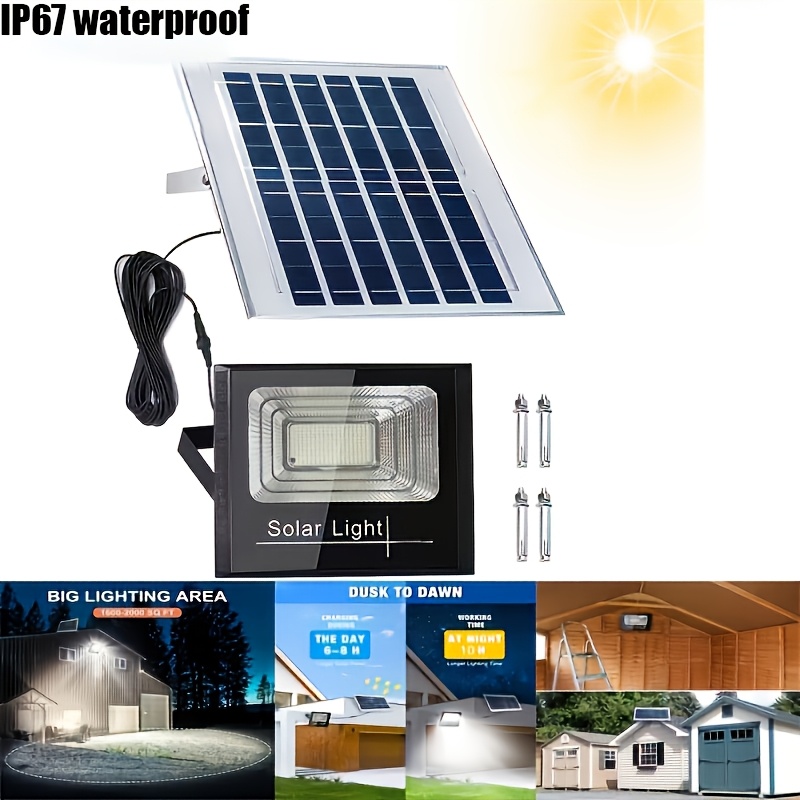 TEMU 5v Outdoor Indoor Solar Powered Motion Sensor Solar Pendant Light 168led (yes Sensing), 114led (no Sensing), Led Solar Pendant Light Outdoor