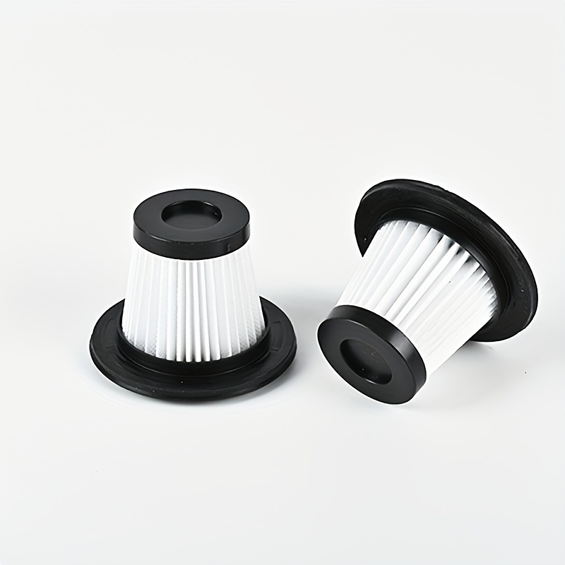 TEMU 2pcs Universal Vacuum Cleaner Filters, Wireless Charging Handheld Car Vacuum Filter With Strong Dust Removal Mesh And Air Filter, In-stock Hepa