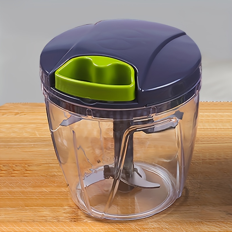 1pc Garlic Maker - Manual Food Processor And Multi-chopper With String Design - Durable, For Quick Onion, Garlic, Vegetable, Fruit, Nut And Slicing - Essential Kitchen Accessory