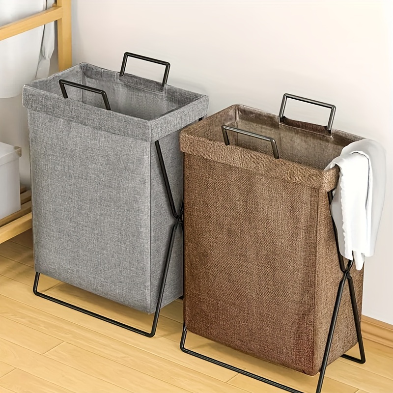

Large Capacity Foldable Laundry Hamper - Moisture-proof, Stackable Fabric Basket For Clothes Storage In Bathroom, Bedroom, Dorm & Balcony