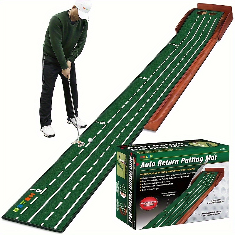 indoor golf putting mat ball return perfect mini golf - Temu
