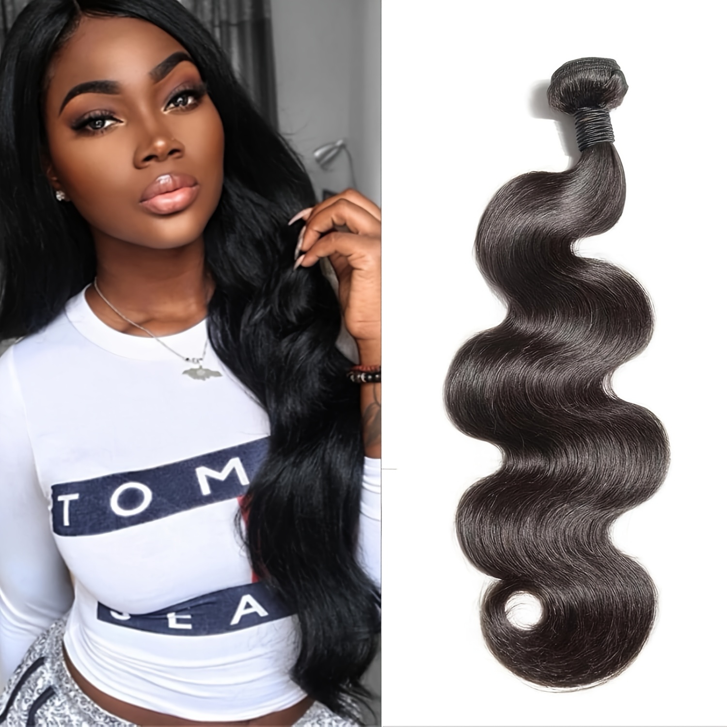 Body Wave Bundles Human Hair 16 Inch 12a Brazilian Body Wave Bundles Human Hair Extensions