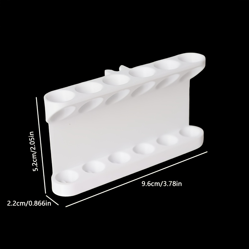 TEMU 1pc Dishwasher Straw Holder, Compatible With Straws Up To 11mm In Diameter, Features Cross-shaped Anti-drop Holes At To Secure Multiple Straw