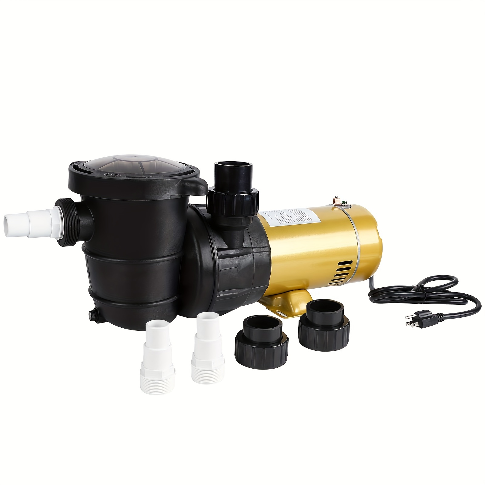 

2hp Swimming Pool Pump In/above Ground Water Pump, 115v | 5568gph & , Powerful Primming Swimming With Filter Basket, For Family