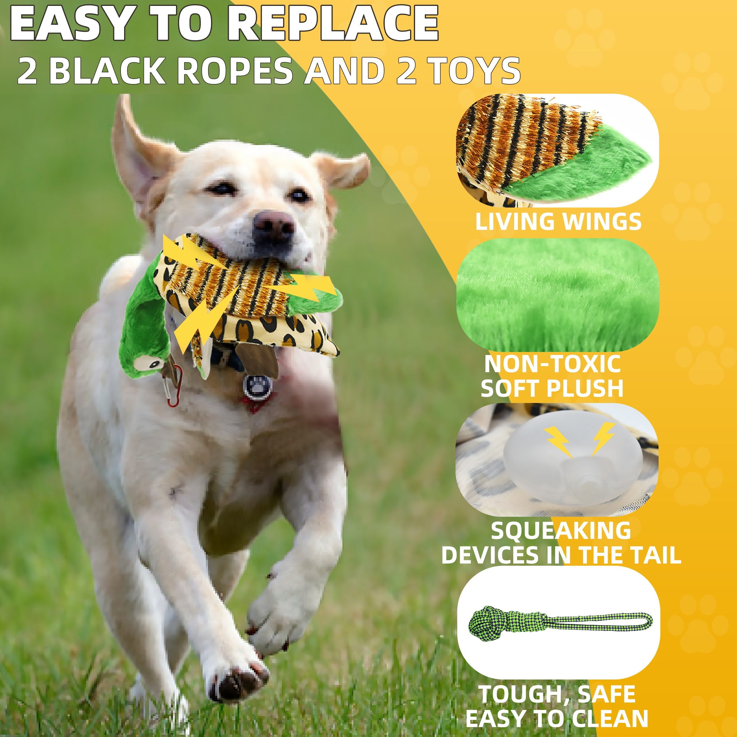 Short Stick for Dogs - Ball + Beaver / Ball + Duck