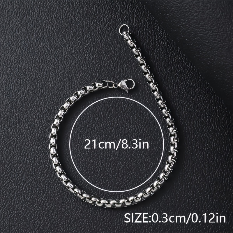 12pcs Pulseras Cubanas de Acero Inoxidable Estilo Hip Hop - Perfectas para Uso Diario y Regalos