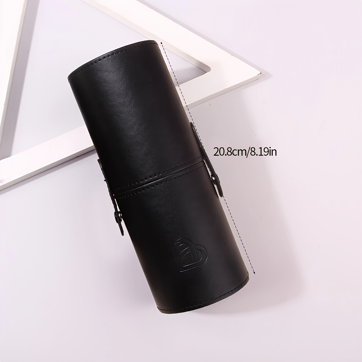 organizador de brochas de maquillaje de gran capacidad en  , estuche portátil antipolvo para viaje y tocador