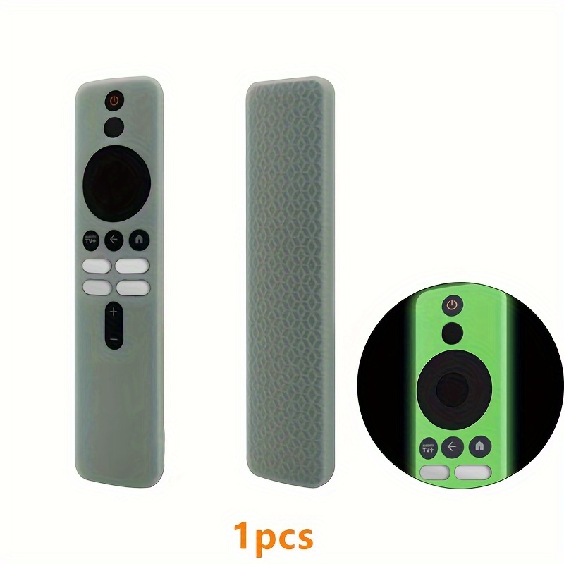 TEMU เคสซิลิโคนป้องกันการกระแทกและกันลื่นสำหรับรีโมท Xiaomi 4K TV Box รุ่นที่สอง ชิ้นส่วนสำรอง