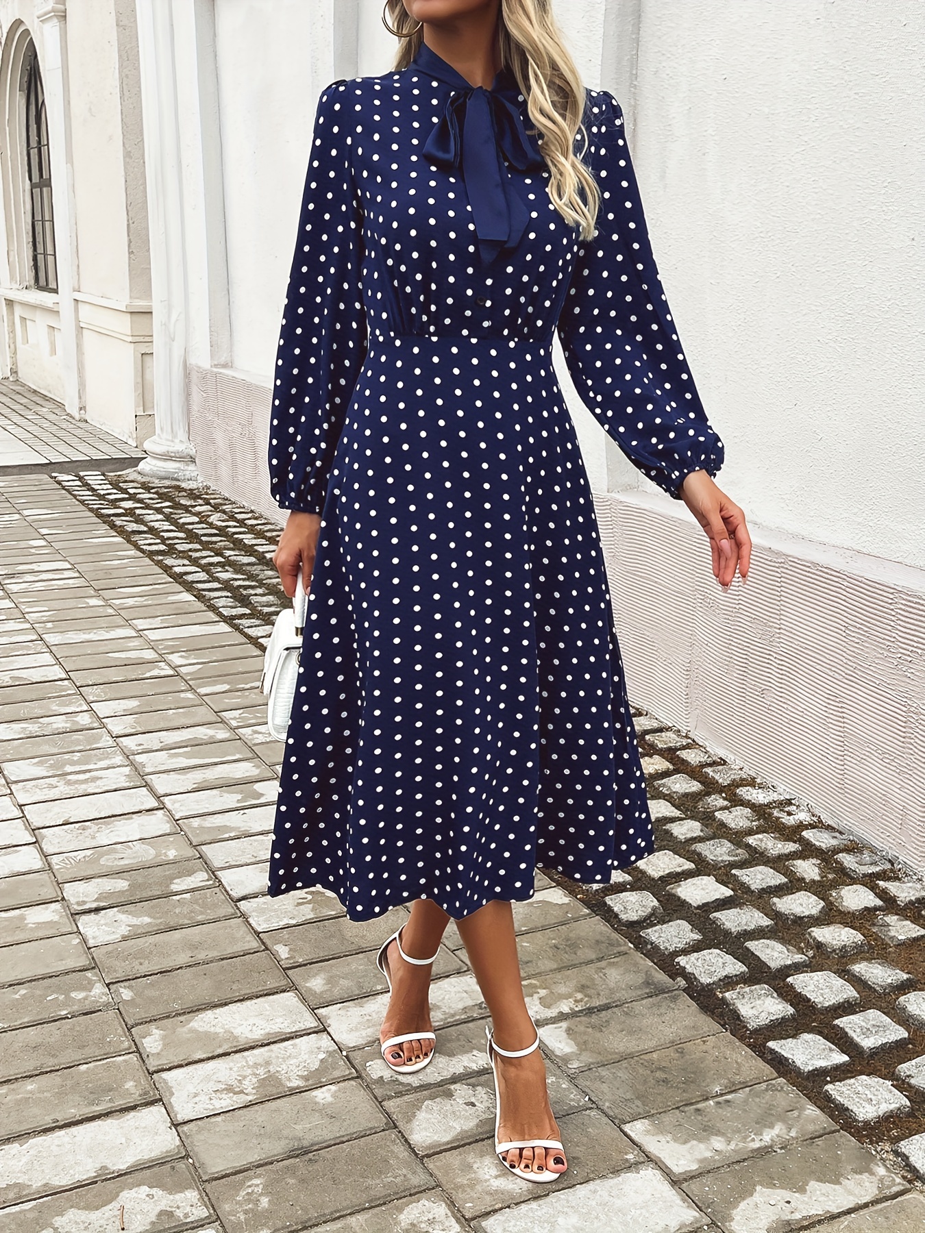 Polka dot tie dress best sale