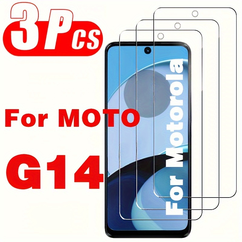 

3pcs Tempered Glass Screen Protectors For For Moto G14 G14 4g - Scratch Resistant Film