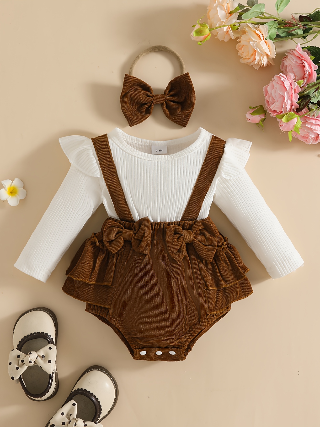 baby checkered overalls sold on Temu United States