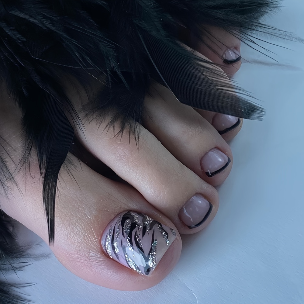 Pedicure & toe feet nail art by Cute Nails - YouTube