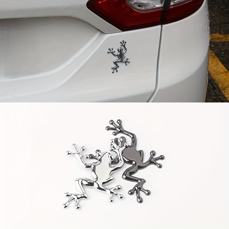 

1pc/car Personality - Frog Metal Car Sticker Modification Body Sticker Cover Sticker Rear Decoration Sticker Creative Universal Sticker