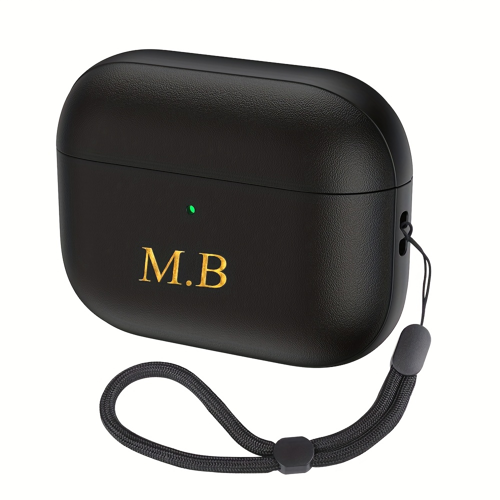 TEMU Tailored Initials Design Tpu Earphone Diy Soft Case For Airpods Pro Pro 2 Pro 3 Cover For Airpods 4