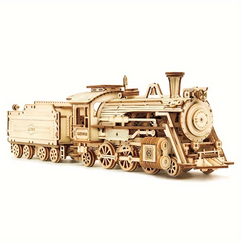 Robotime Puzzle 3D Motocicleta De Madera – 420 Piezas Mecánicas Con Motor De Cuerda Y Dirección, Maqueta Para Adultos