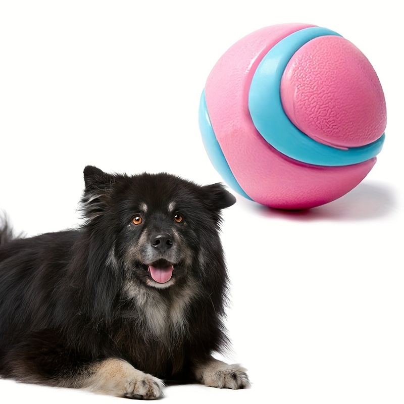 TEMU 2.5" Dog Toy Ball, Dog Rubber Ball Toys For Small And Medium Dogs, Durable Dog Fetch Toys Puppy Chew Toys Pack Of 6/3/1, Without Battery
