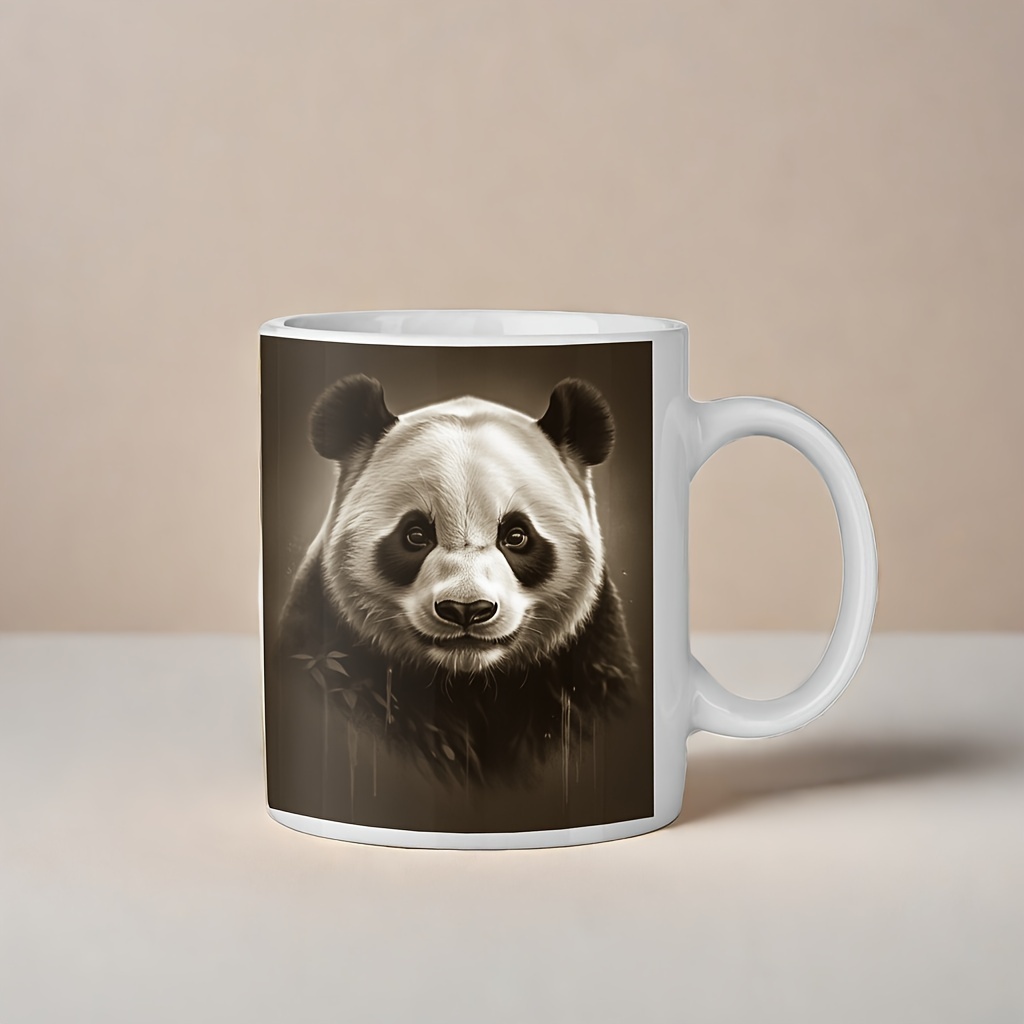 Découvrez la Tasse Panda en Verre Double Paroi - Un Cadeau
