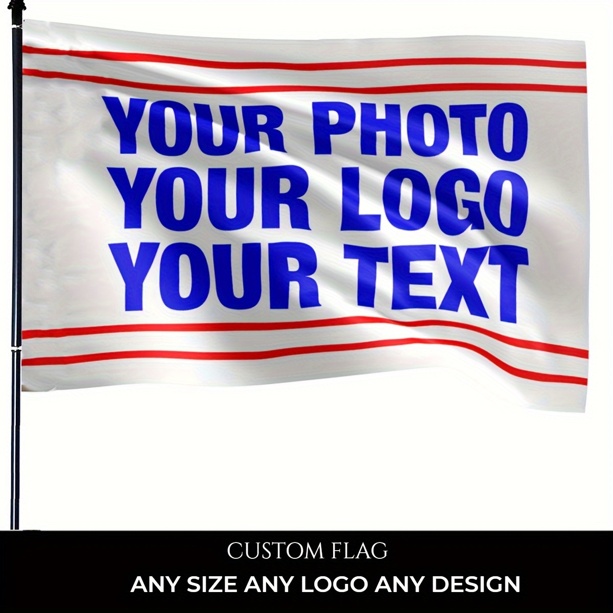 

1pc Custom Flag Banner Tapestry Any Size Personalized Flags Garden Yard Flag, Custom Your Own Logo Text Or Image Banners Wall Decoration