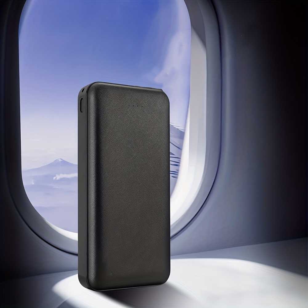 This Two-pack Of 10, 000mAh High-capacity Power Banks Is A Compact, Lightweight, And Portable Power Bank. It Features Dual USB Ports, Including A Micro USB Port And A Type-C Port, for Charging Two Devices Simultaneously. LED Indicators Indicate The