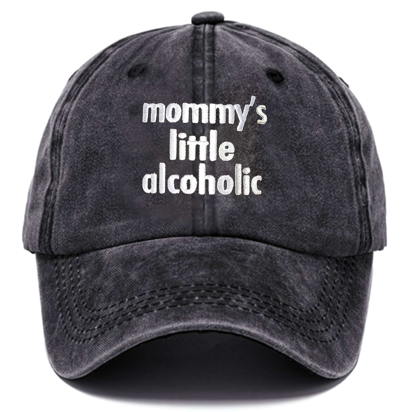 E-shop Vintage Baseball Cap mit Distressed-Print, Unisex, verstellbare Größe