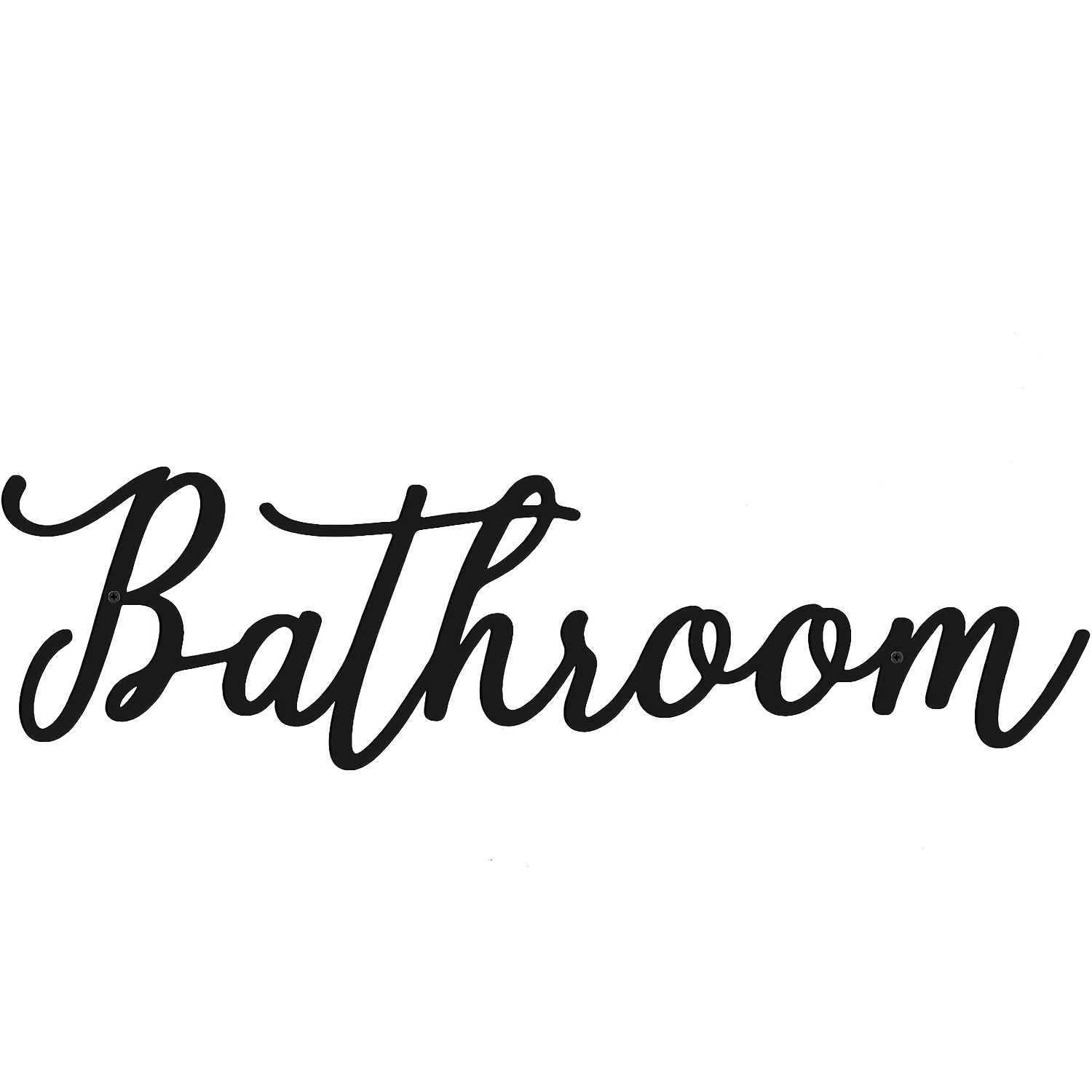 TEMU Bathroom Plastic Letter Wall Decor, Self-adhesive Bathroom Sign Decoration, Restroom Wall Decoration, Washroom/bathroom Decoration, No-drill