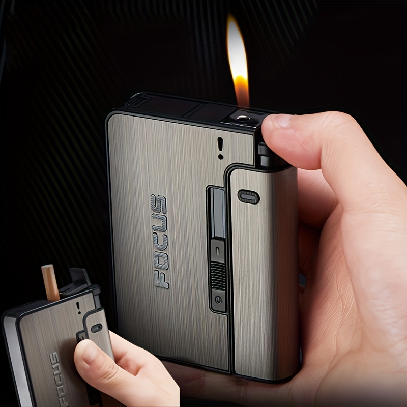 new   case that can hold 8 cigarettes     that can hold lighter 0