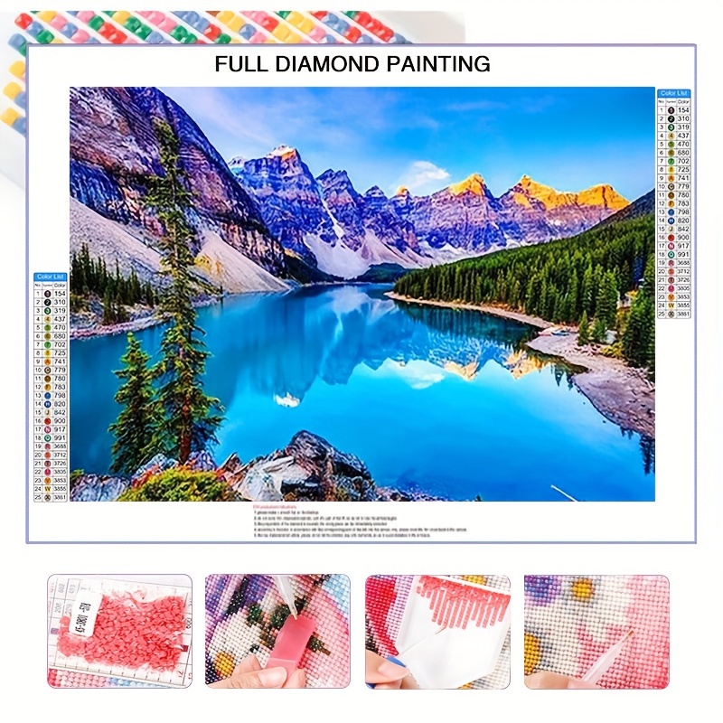 

Scenic Landscape 5d Diamond Painting Kit, 15.7x19.7in, Full Round Drill With Tools, Canvas Art For Beginners, Frameless Mosaic Wall Decor Craft